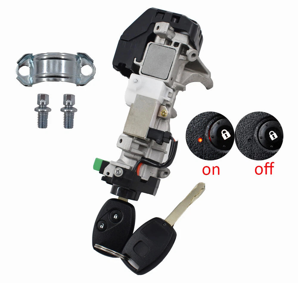 Ignition Switch Lock Cylinder for Honda Civic (2006–2011) w/2 Keys