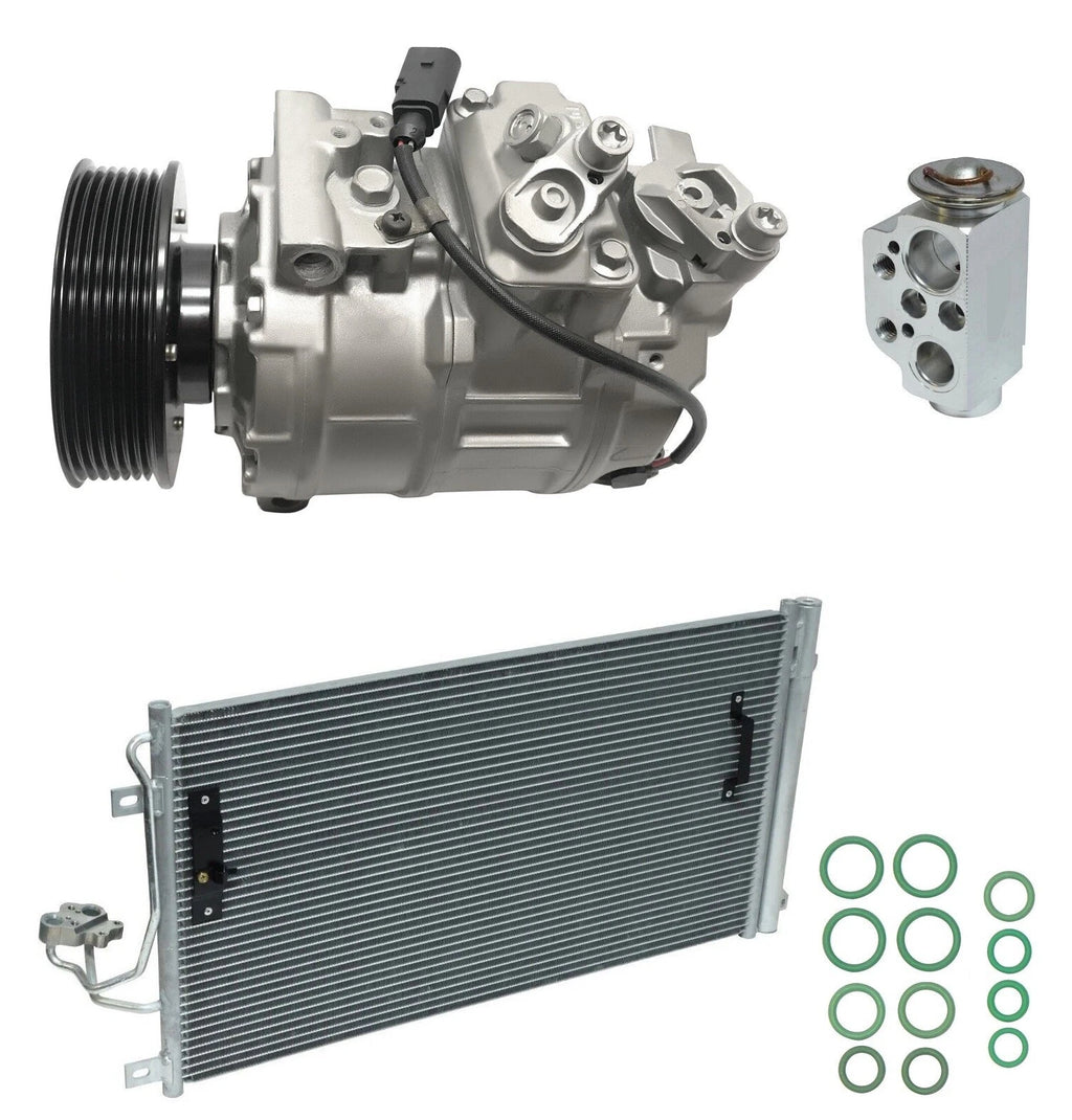 AC Compressor Kit with Condenser for Audi Q7 3.6L (2008–2015)