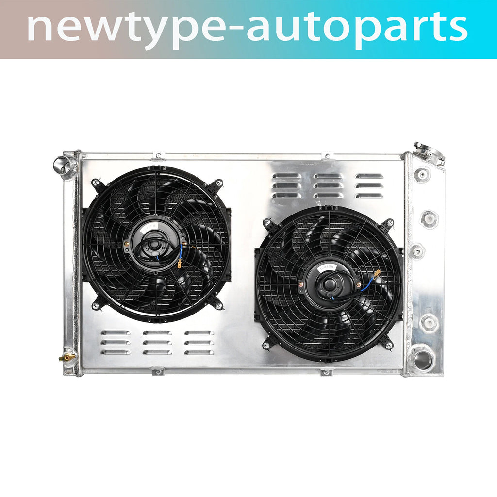 3 Row Aluminum Radiator Shroud Fan for Monte Carlo/Camaro (1970–1987)