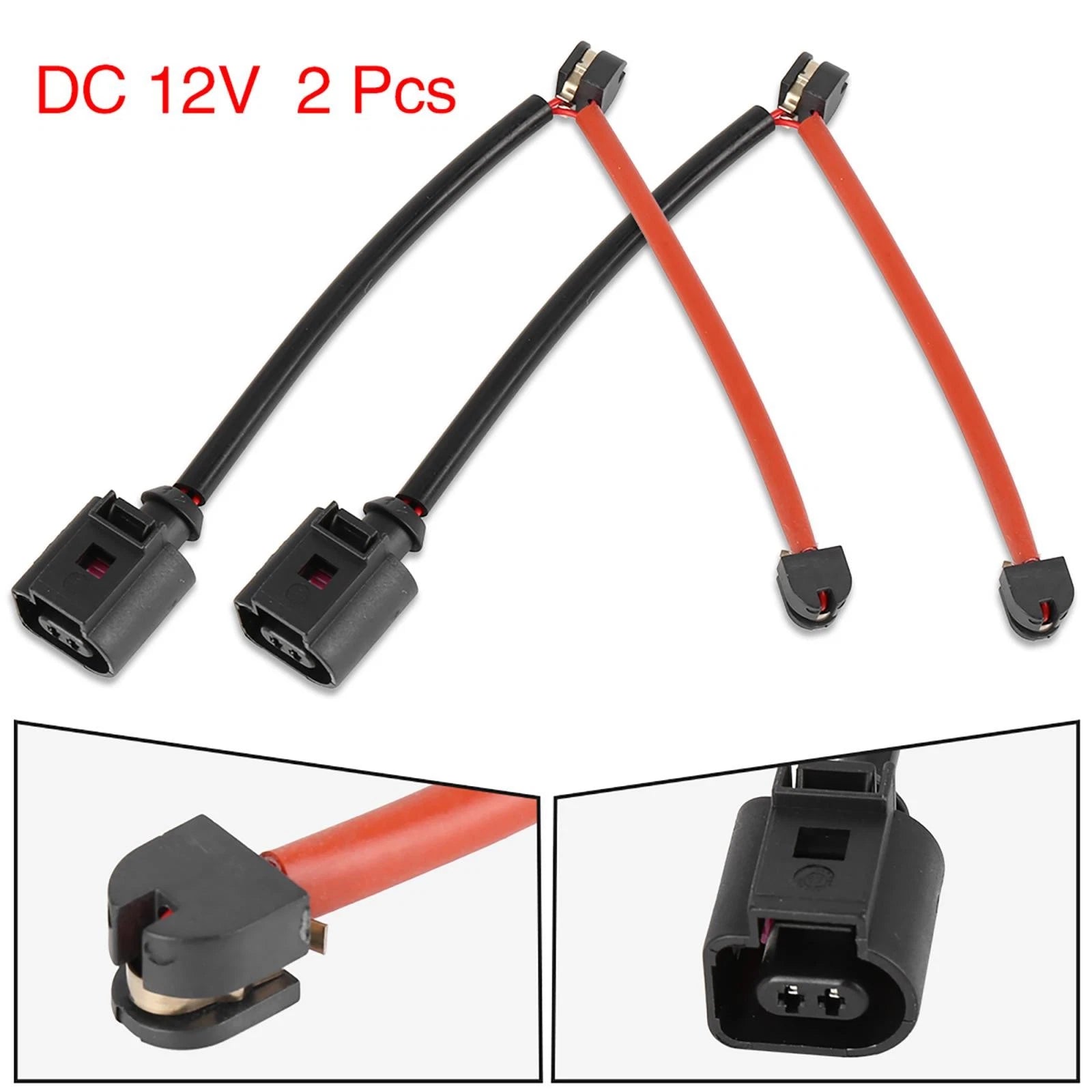 2X Rear Brake Pad Electronic Wear Sensor 7L0907637C for Audi Q7 (2007–2015)