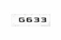Genuine OEM Rear Emblem for Mercedes-Benz G63 AMG (2019–2023) 4638172300
