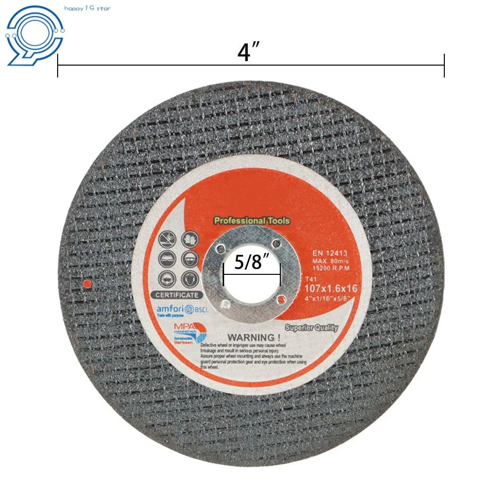 Set of 50 Cut Off Wheels for All Metals & Stainless Steel (4" x 1/16" x 5/8")