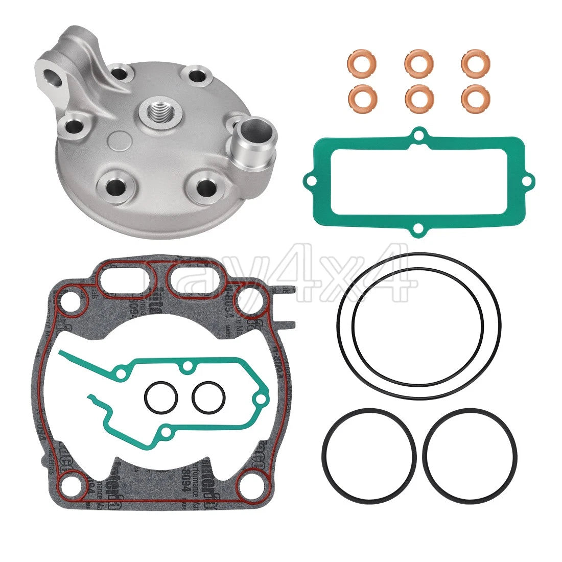 Cylinder Head Dome Cap & Top End Gasket Kit for Yamaha YZ250 (2001–2002, 2011–2024)