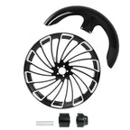 21" Front Fender Wheel Rim & Single Disc Hub for Harley Road Glide (1997–2021)