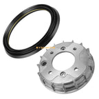 Front Brake Drum & Dust Seal for Honda Rincon 650 TRX650FA TRX650FGA (2003–2005)