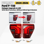 Full LED Tail Lights for Ford F-150 (2024–2026) - W/ BLIS Pair