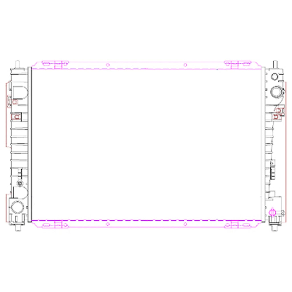 Replacement Plastic/Aluminum Radiator (See compatibility Chart)