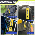 Funny Men Cool Double Side Embroidery Car Auto Motorcycle Slogan Keychain Tag for 2x