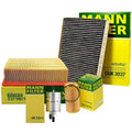 Mann Oil Air Carbon Cabin Fuel Filter Service Kit for Audi A4 Quattro (2002–2008)