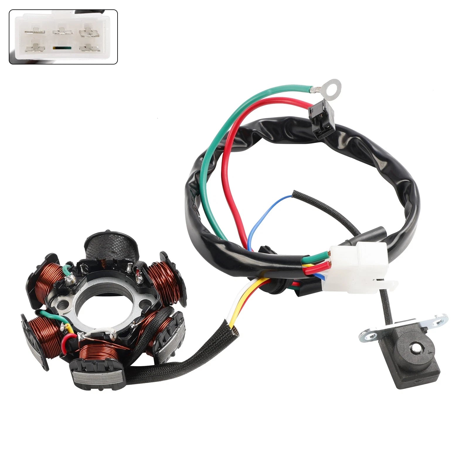 6-Wire Coil Stator for Honda Bali Vision Tact Dio 50cc (NB NE NH ZX SRX)