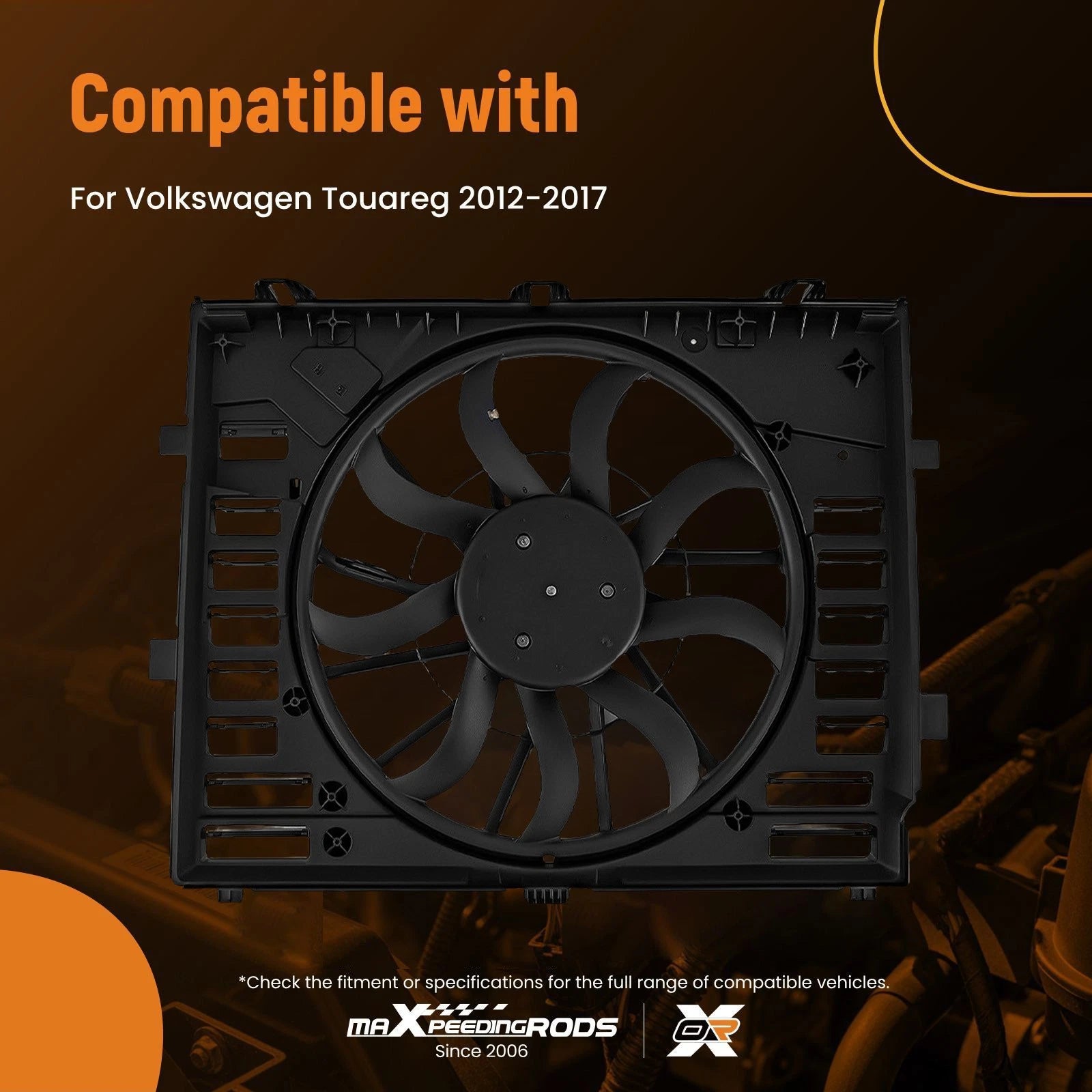 Radiator Fan for Volkswagen Touareg (2012–2017)