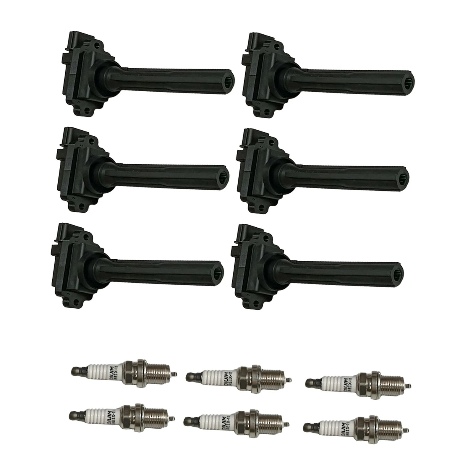 6X Ignition Coils & Iridium Spark Plugs for Suzuki Grand Vitara XL-7 (2000–2005)