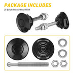 Set of 4 Colorful Push Button Quick Release Hood Pins