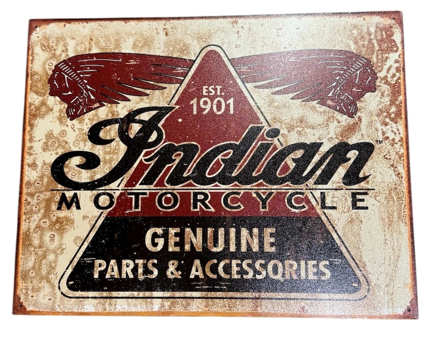 Vintage Style Tin Bar Sign for Indian Motorcycle (#1469)
