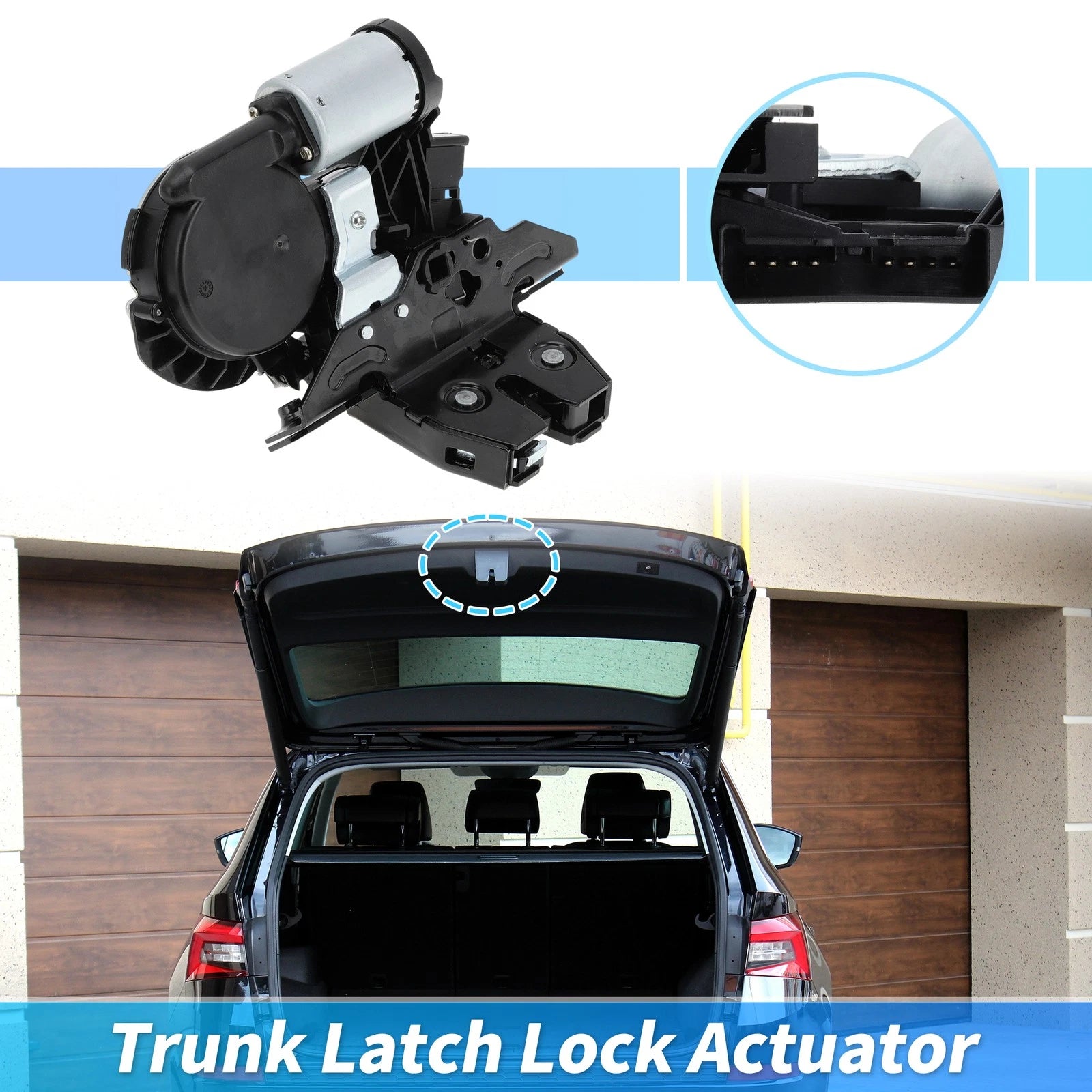 Trunk Latch Lock Actuator for Chevy Suburban Tahoe GMC Yukon (No. 13509598)