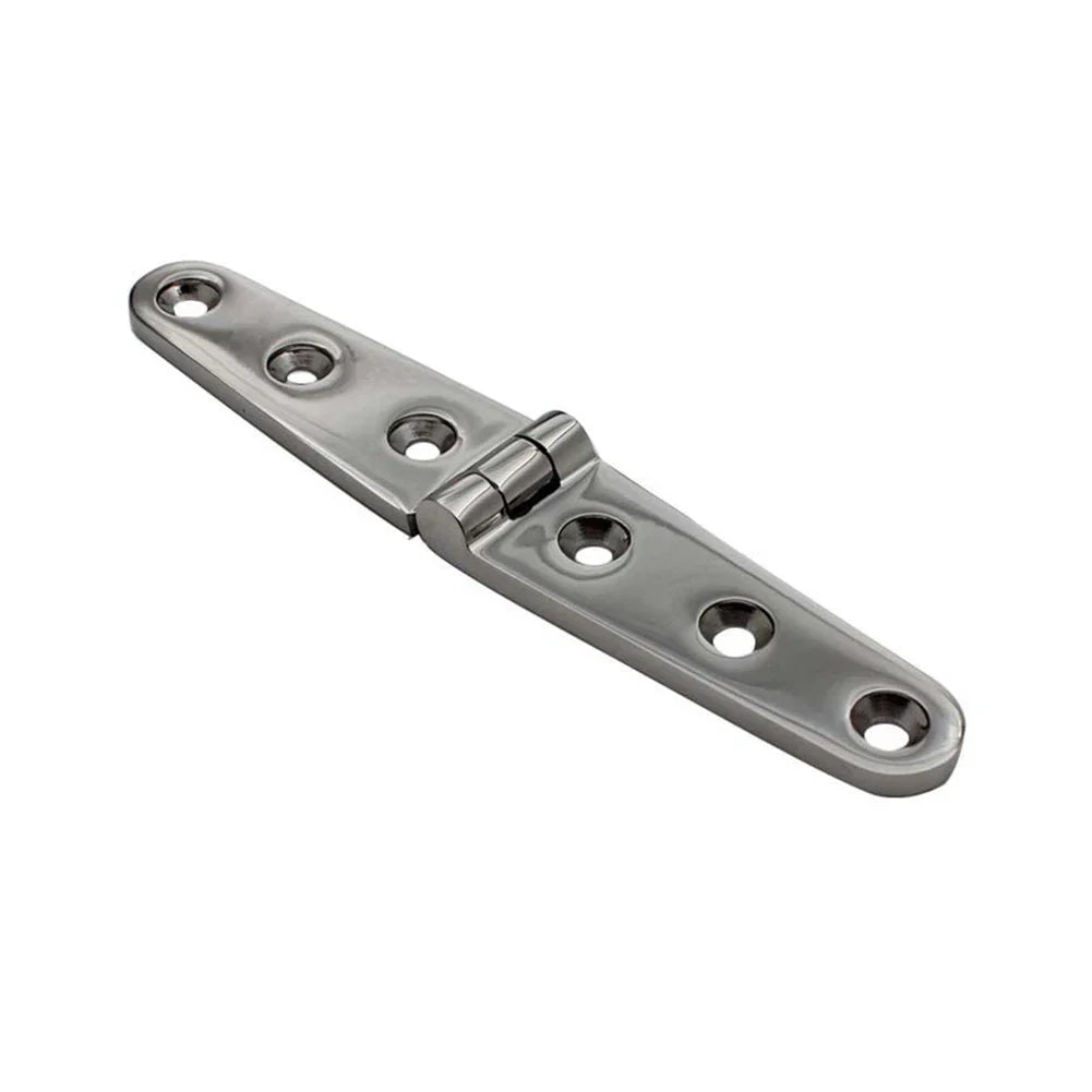 Hinge / 152×28MM / 316 Stainless Steel Heavy Duty Marine Silver for Boat