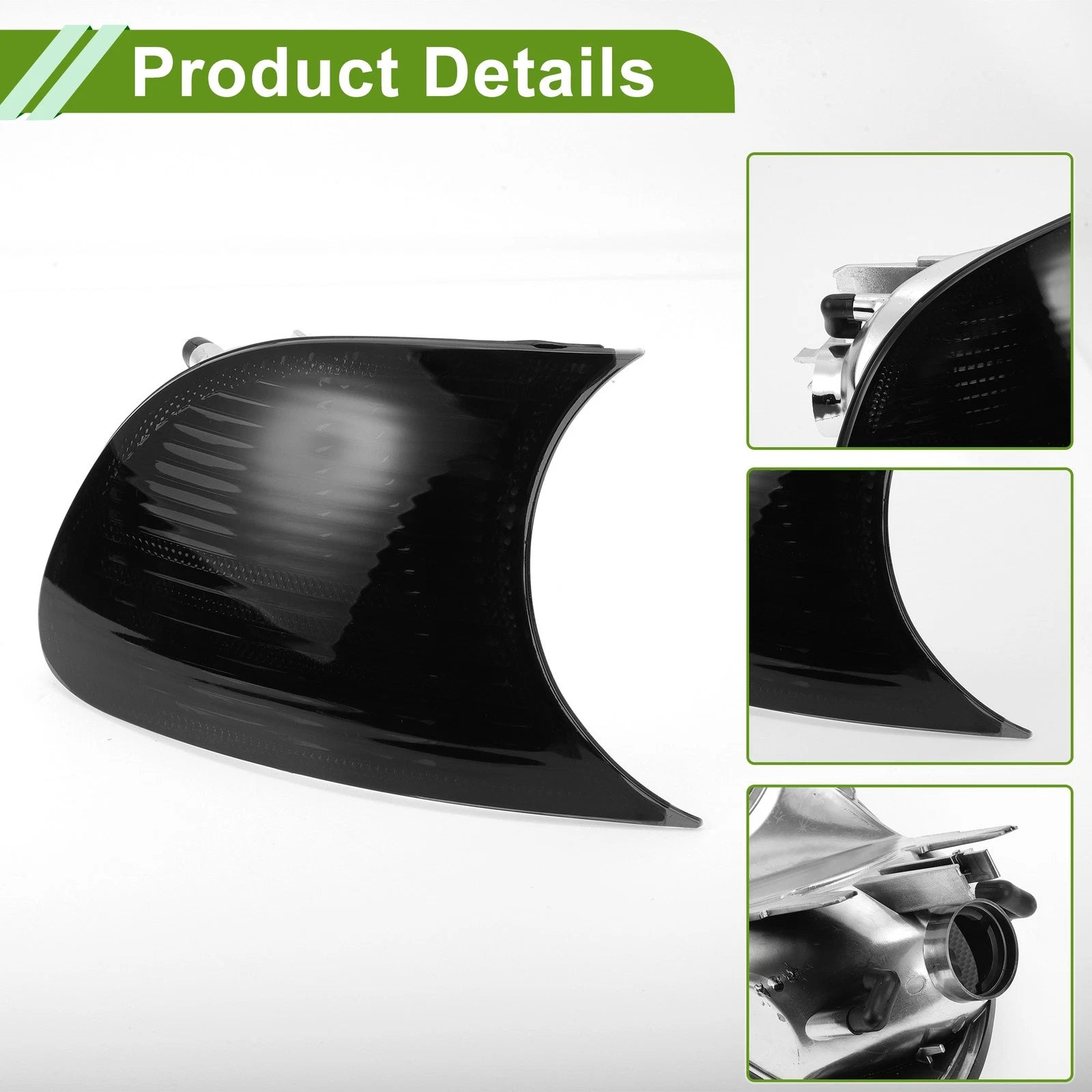 1 Pc Right Corner Signal Light Cover for BMW 3-Series (1999–2001) No. 63126904308