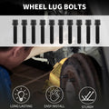 10 x M14x1.5mm Ball Seat Wheel Lug Bolts 65mm Shank for Volkswagen Porsche