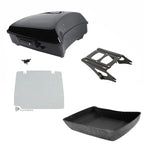 Chopped Trunk Plate Mount Rack for Harley Touring Road Street Glide (2014–2026)