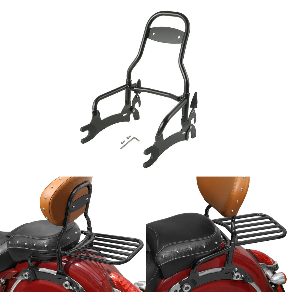 12" Detachable Backrest Sissy Bar for Indian Chief (2014–2023)
