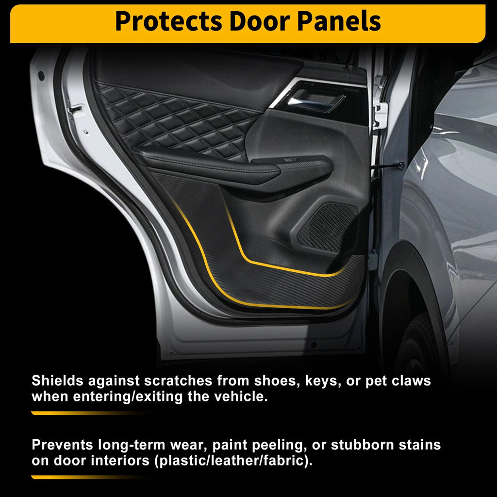 Car Door Anti Kick Pad Sticker Scratch Protector for Mitsubishi Outlander (2022–2025)