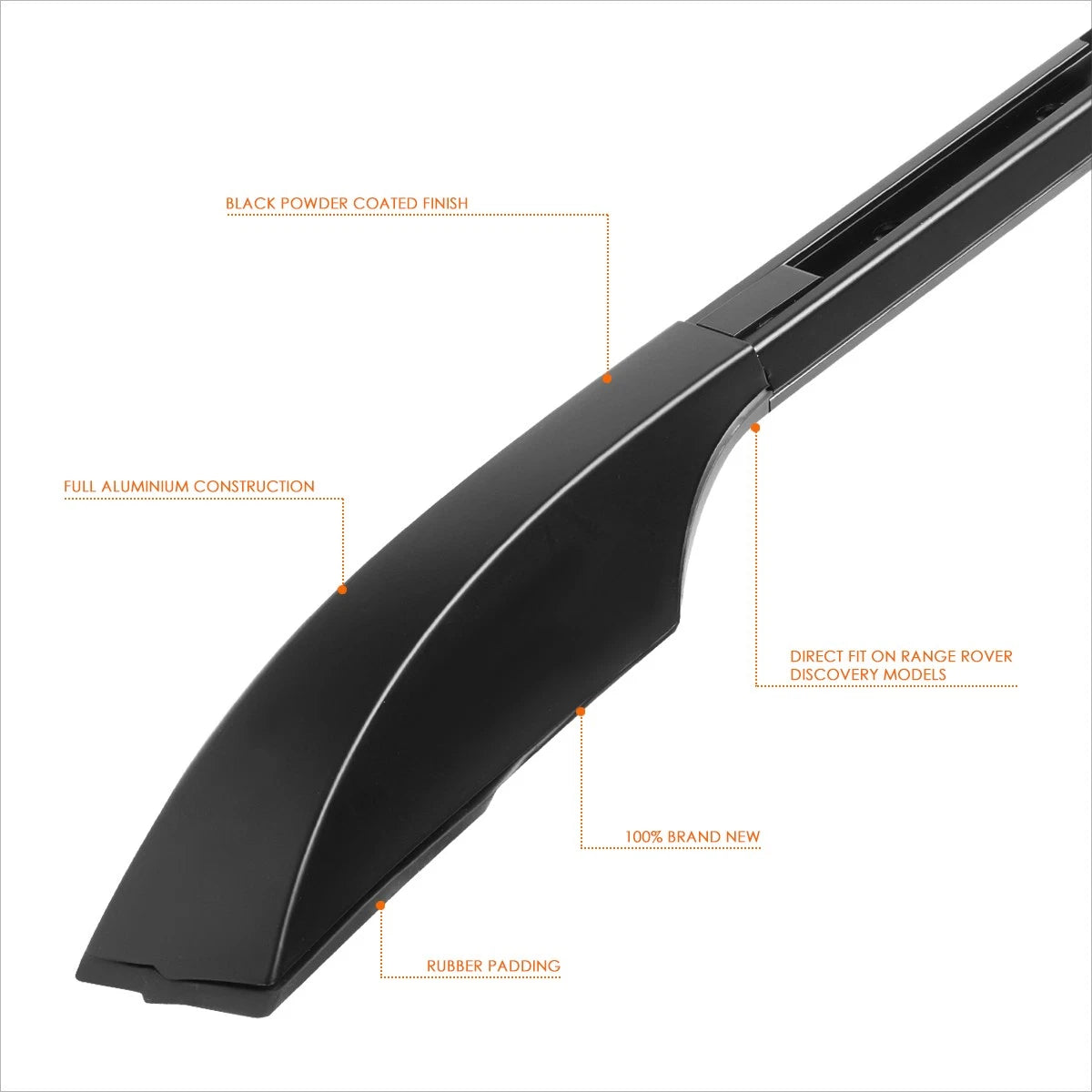 Aluminum Bolt-On Roof Rack Side Rail for Land Rover LR3 LR4 (2005–2016)
