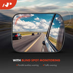 Passenger Manual Mirror Glass with Spotter for Ford Escape (2017–2019)