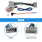 70-6522 Radio Amp Subwoofer Amplifier Plug Play Wire Harness for Mitsubishi