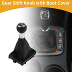 5 Speed Shift Knob with Boot Cover for Audi A3 (2008–2013)