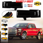 2X LED Sequential Dynamic Turn Signal Light for Ford F150 (2015–2020) Smoked