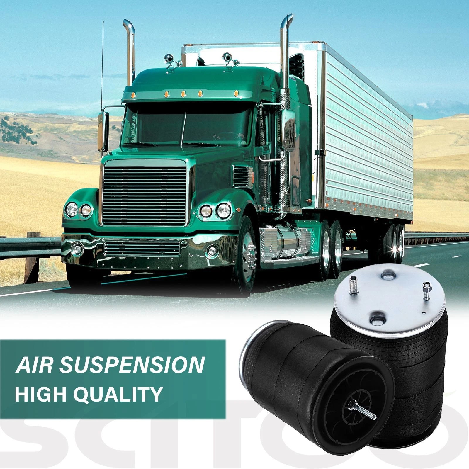 Pair Air Suspension Spring Bags for Navistar (W01 358 9875, 1R12-432)