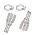 2X Heater Core Coolant Hose Connectors for Chevy Silverado 1500 (1999–2014)