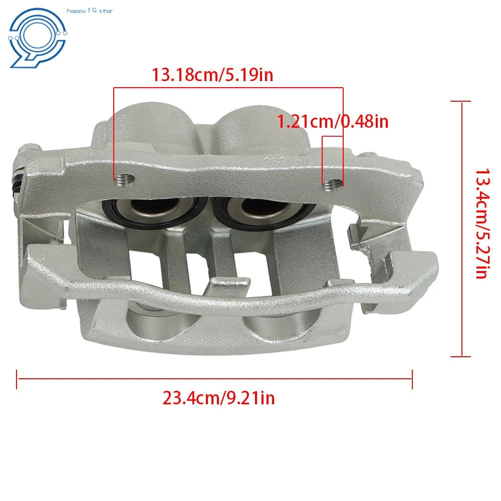 Set of 2 Front Brake Calipers with Bracket for Mercury Ford Lincoln Town Car (2003–2011)