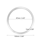 2 Pcs Air Conditioning Outer Vent Ring Trim for Toyota Subaru  703820036821