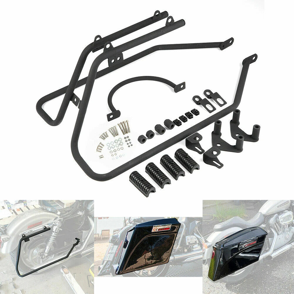 Saddlebag Conversion Brackets Mount Kit for Harley Davidson Sportster (2004–2014)