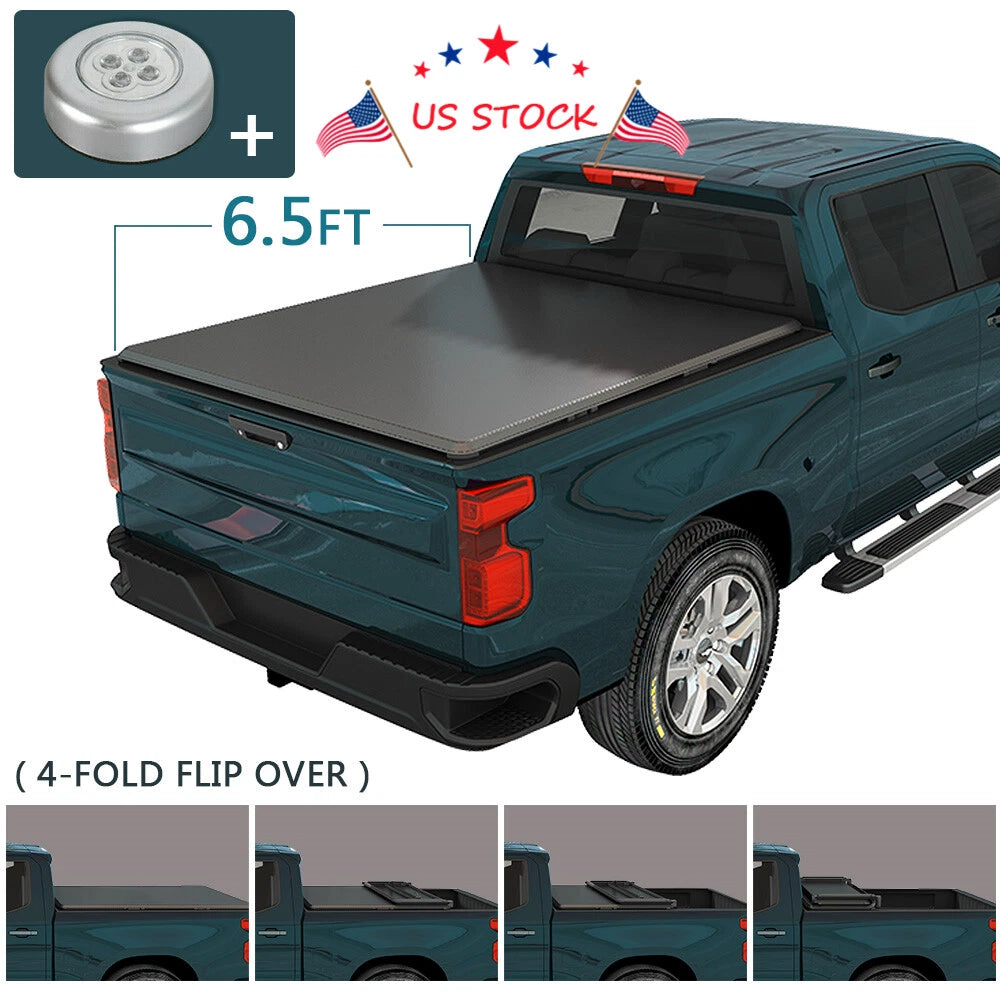 6.5 FT Soft Tonneau Cover for Ford F150 Super Crew Cab (2014–2019)