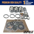 Overhaul Rebuild Kit 3TN84TL for Yanmar 3TN84 (Takeuchi TB035)
