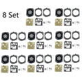 Set of 8 Carburetor Diaphragm Gasket Kit for Stihl MS441 MS441C-M (Walbro K20-HD)