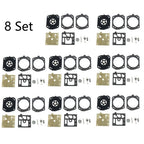 Set of 8 Carburetor Diaphragm Gasket Kit for Stihl MS441 MS441C-M (Walbro K20-HD)