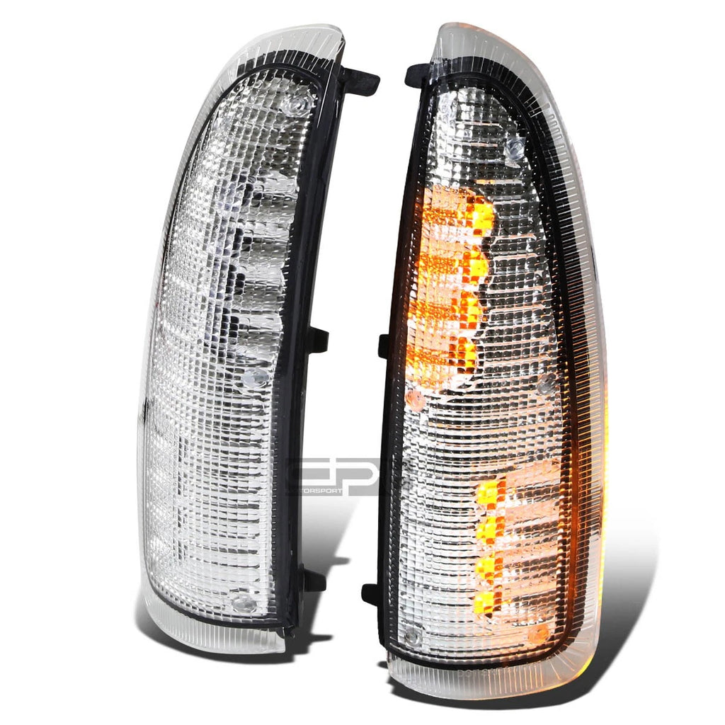 Chrome Amber LED Tow/Side Mirror Running Signal Light for Ford Superduty (2000–2007)