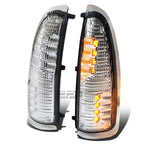 Chrome Amber LED Tow/Side Mirror Running Signal Light for Ford Superduty (2000–2007)