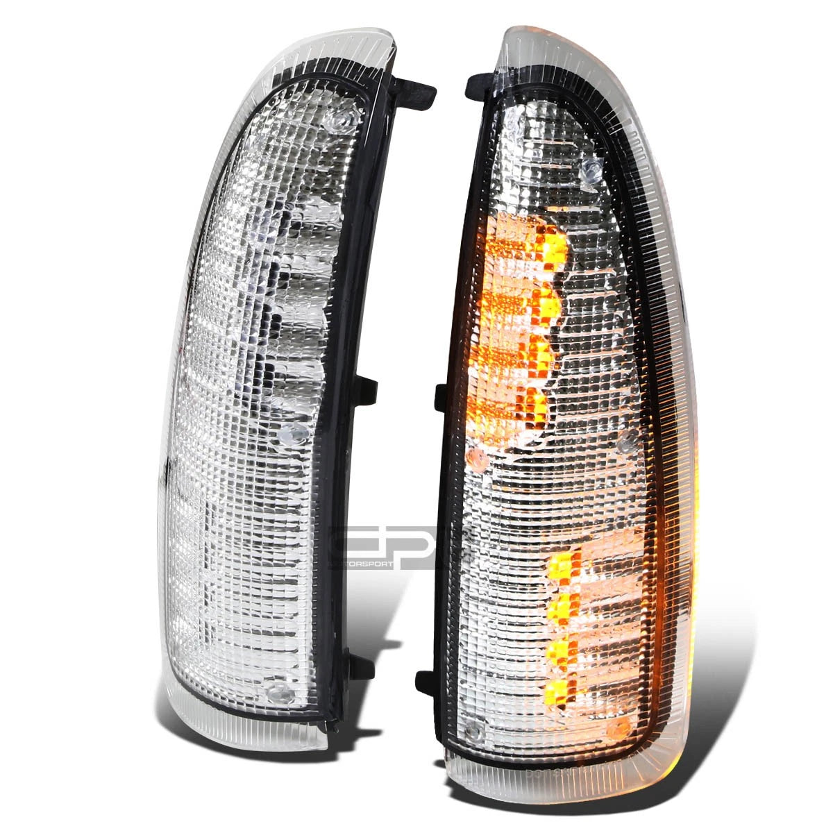 Chrome Amber LED Tow/Side Mirror Running Signal Light for Ford Superduty (2000–2007)