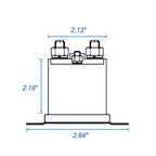 Set of 5 Solenoids for Club Car DS Golf Cart (1976–1998)