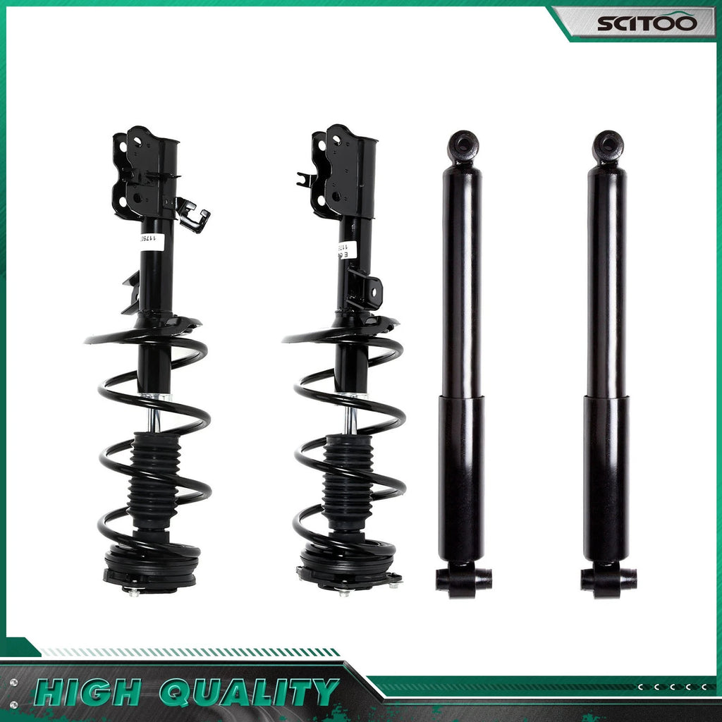 Front Struts & Rear Shocks for Nissan Rogue (2008–2012) - Complete Set