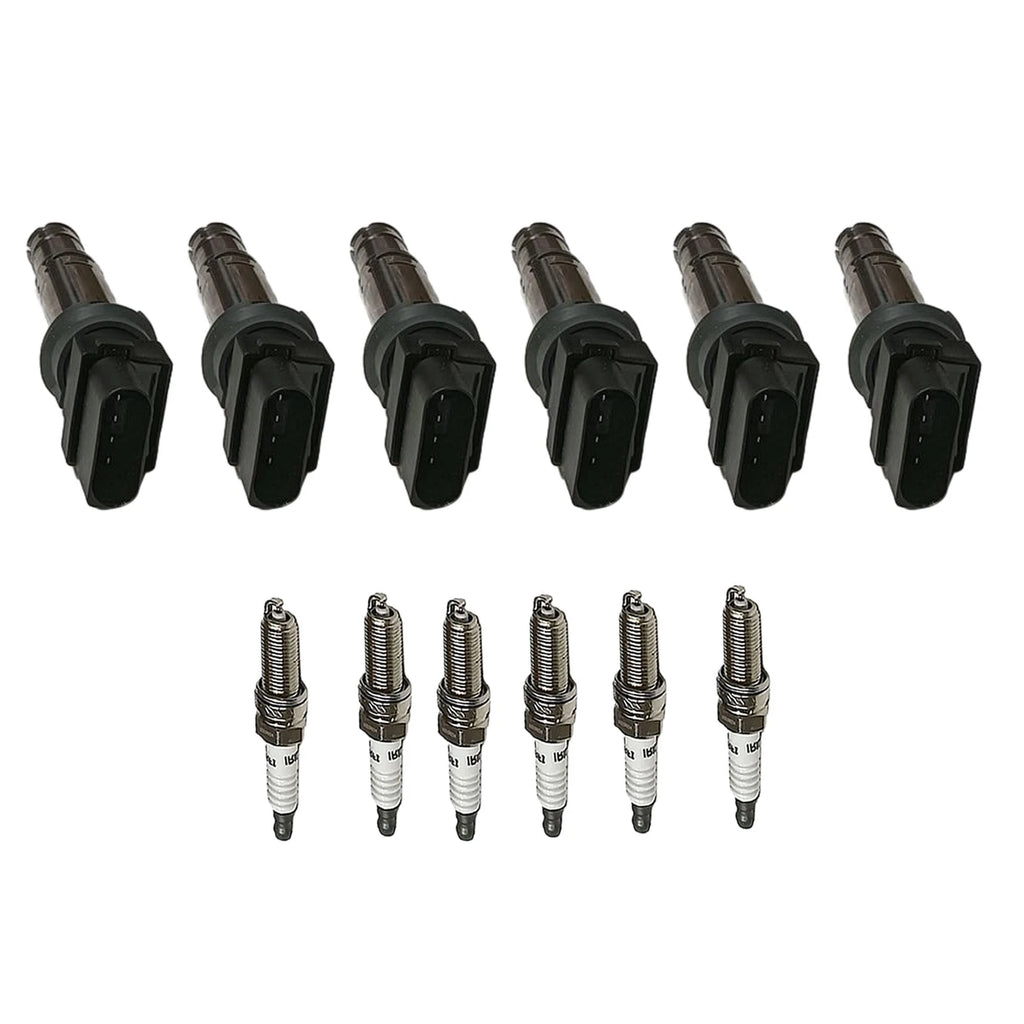 6X Ignition Coil & Iridium Spark Plug for Volkswagen Passat Atlas (2018-2023)