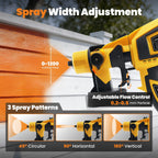 200W Electric HVLP Paint Sprayer Gun for Dewalt 20V (Compatible)