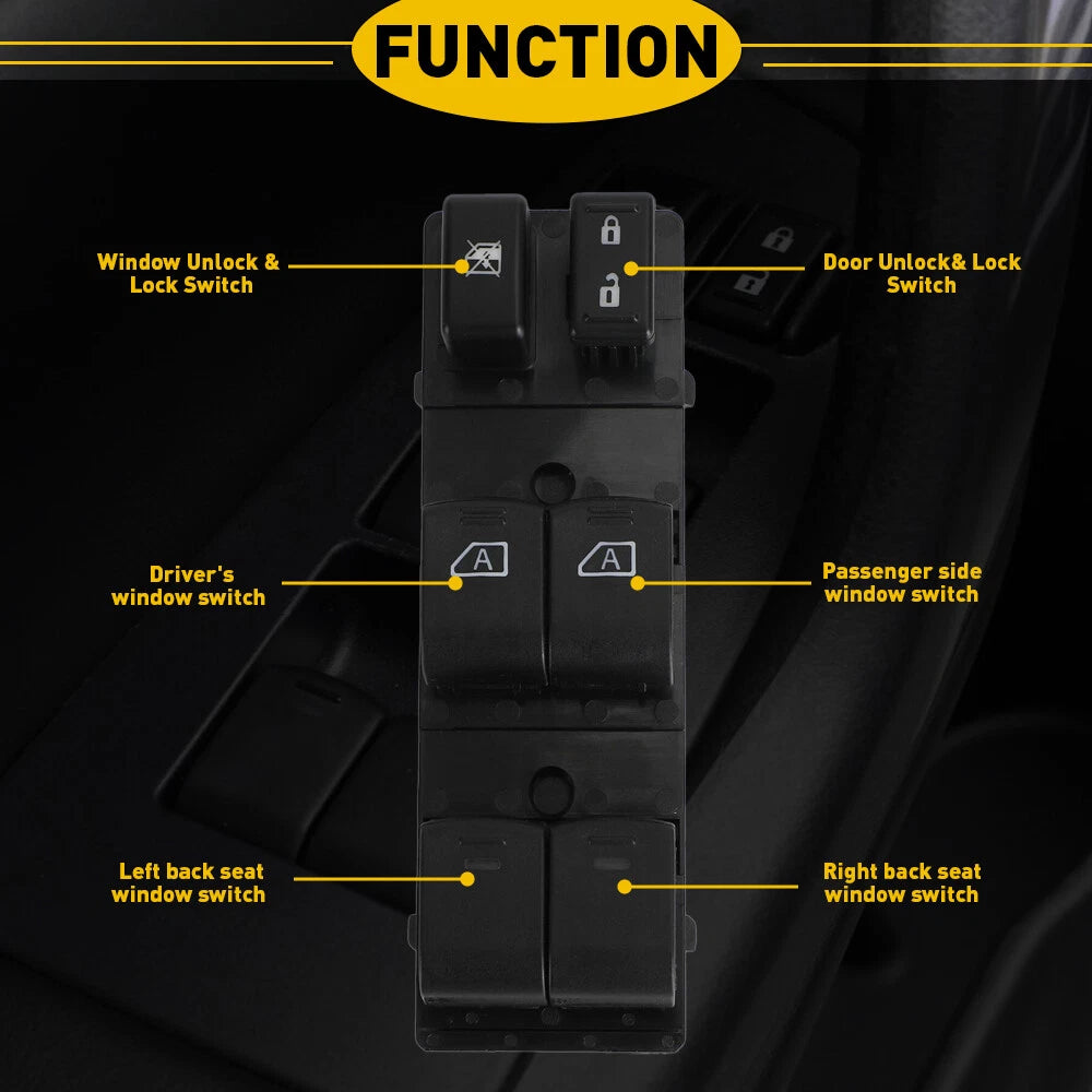 Master Power Window Switch for Nissan Maxima (2009â2014)