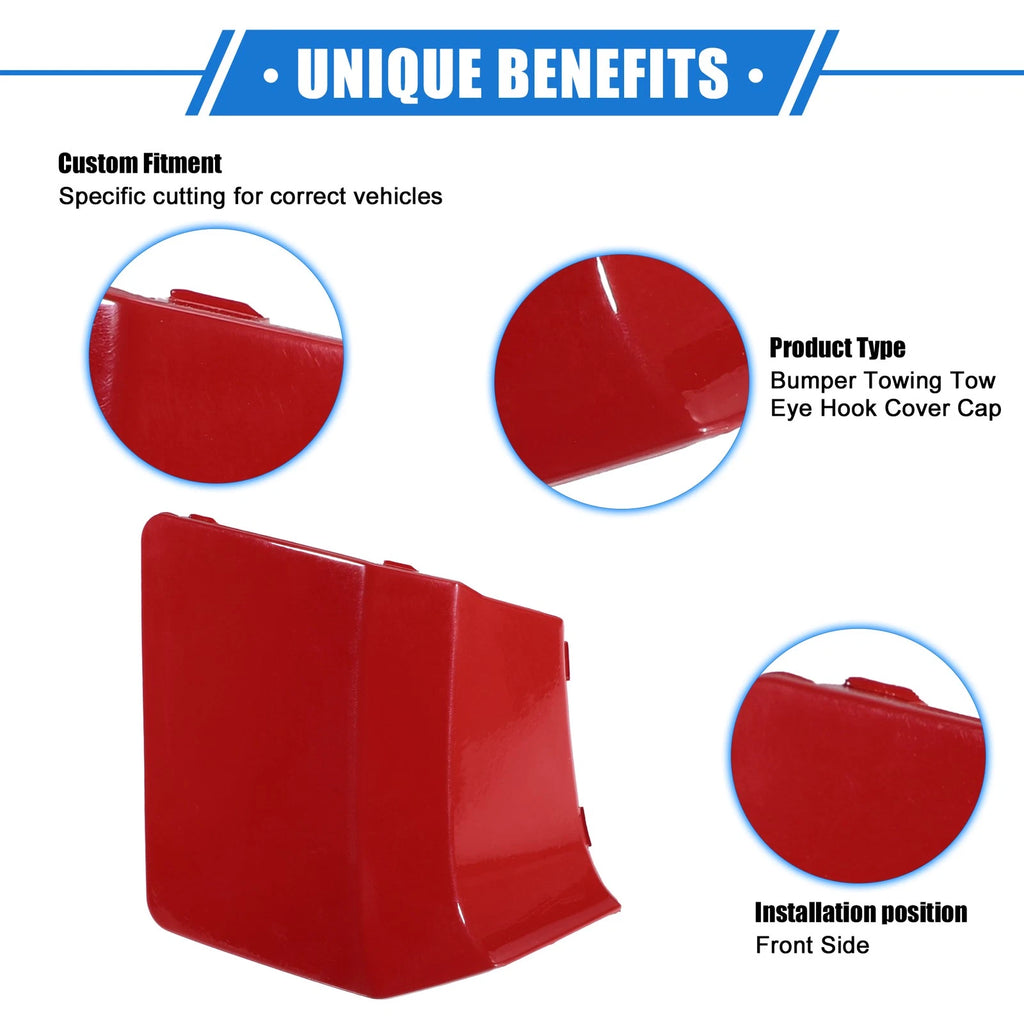 Tow Eye Hook Cover for Subaru Impreza (2010–2014) Red