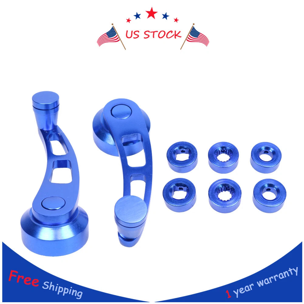 Set of 2 Aluminum Car Window Winder Crank Handles