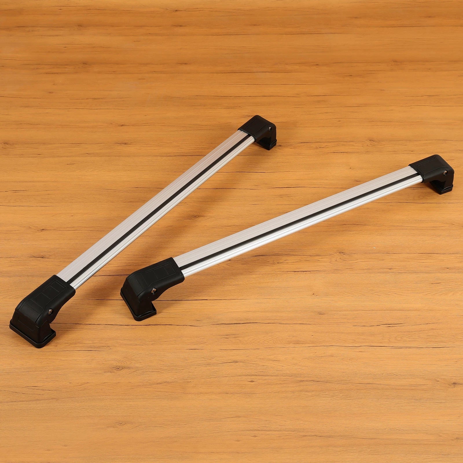 Set of 2 Silver Roof Rack Cross Bars for Mitsubishi Outlander Sport (2010–2024)